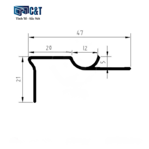 Nẹp chỉ ngắt nước dưới NAN DC
