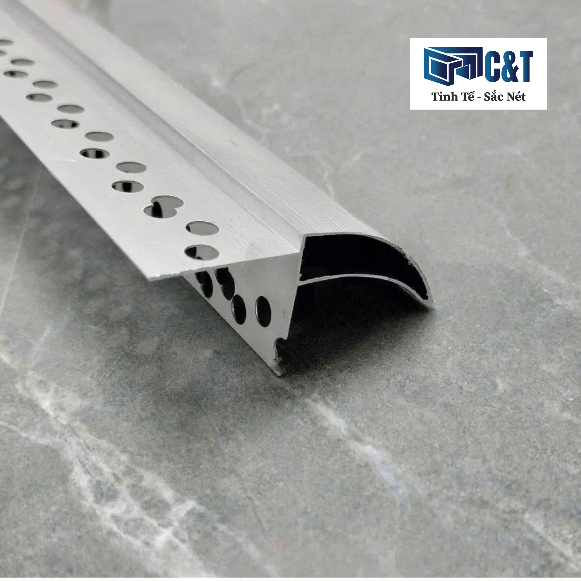 Nẹp nhôm ngắt nước 3mm-3